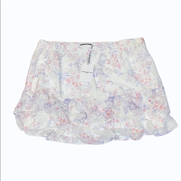 (A7) Generation Love Audrina Skirt Lavender Floral, Size XS, NWT - Picture 4 of 13